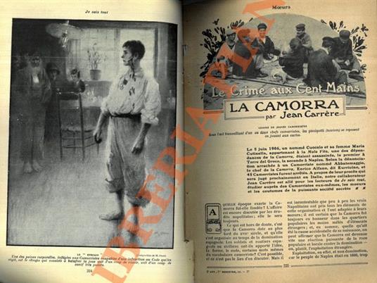 Camorra. Le crime aux cent mains - Jean Carrere - copertina