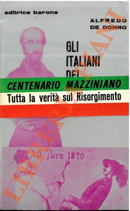 Gli italiani del Risorgimento - Alfredo De Donno - copertina