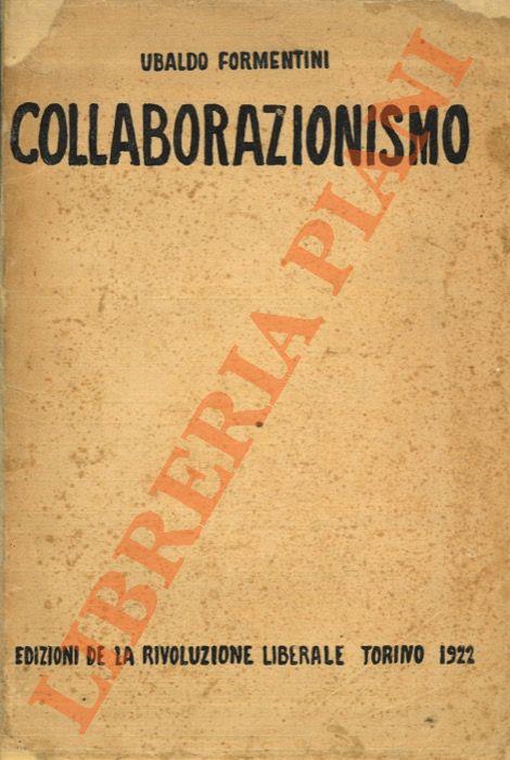 Collaborazionismo - Ubaldo Formentini - copertina