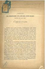 Cenni sull'organizzazione e sui lavori degli istituti geologici