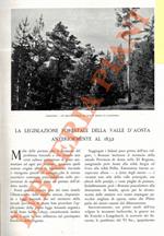 legislazione forestale nella Valle d'Aosta anteriormente al 1832