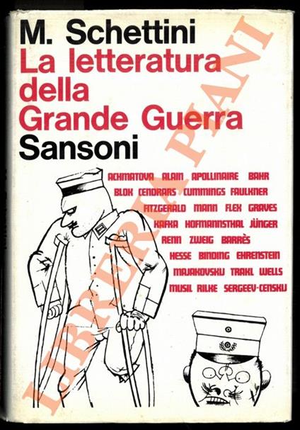 letteratura della Grande Guerra - Mario Schettini - copertina