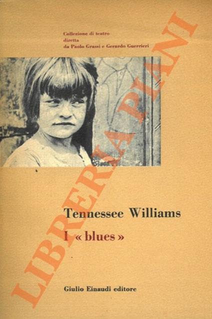 “blues” - Tennessee Williams - copertina