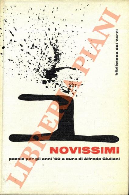 I novissimi. Poesie per gli anni '60. Con un saggio introduttivo e note a cura di Alfredo Giuliani. - copertina