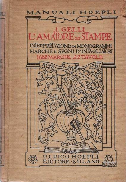 L' amatore di stampe - Jacopo Gelli - copertina