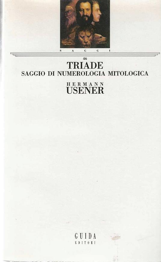 Triade saggio di numerologia mitologica - Hermann Usener - copertina