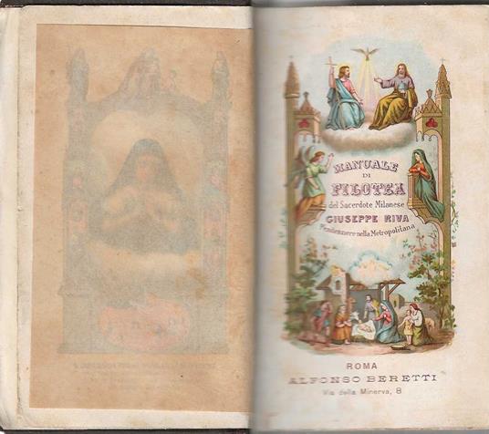 Manuale di Filotea del sacerdote milanese Giuseppe Riva - Giuseppe Riva - copertina