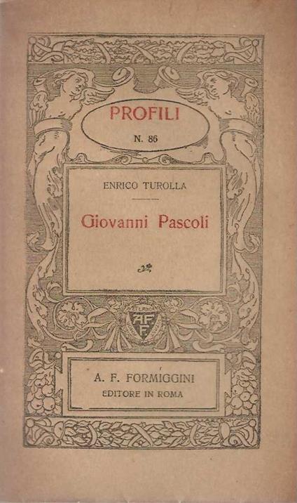 Giovanni Pascoli - Enrico Turolla - copertina