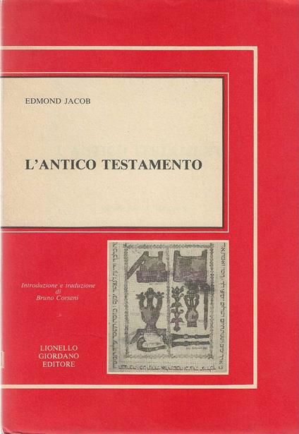 L' antico testamento - copertina