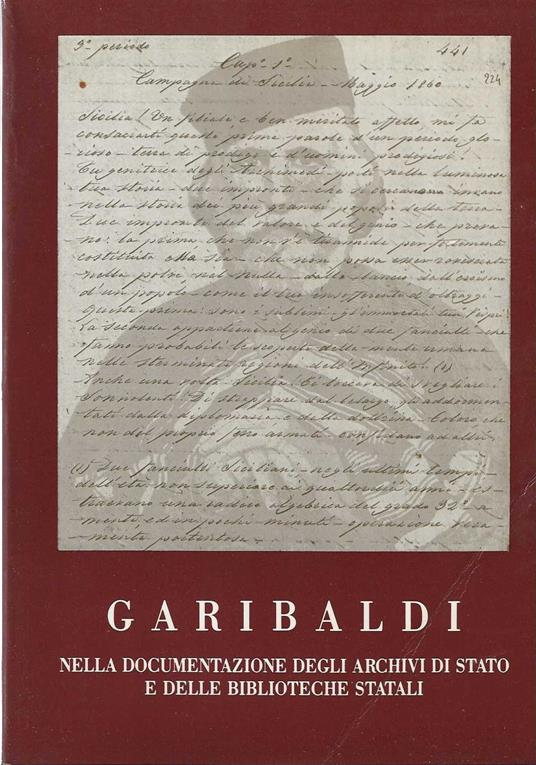 Garibaldi nella documentazione degli archivi di stato e delle biblioteche statali - copertina