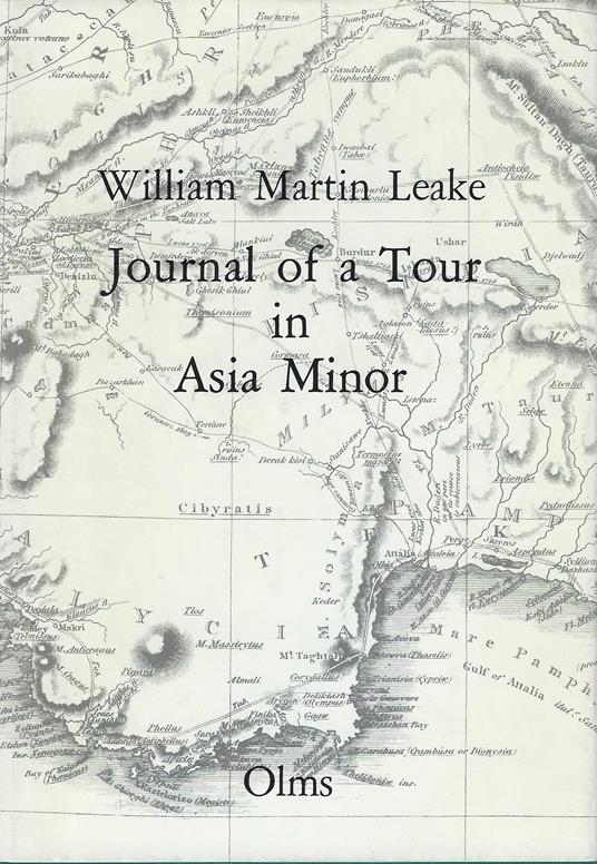 Journal of a Tour in Asia Minor - copertina