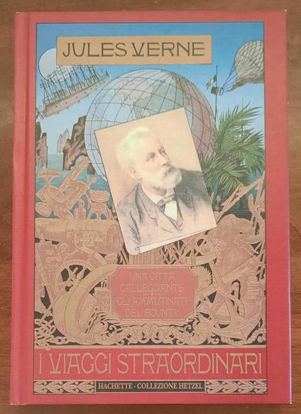 Una città galleggiante - Gli ammutinati del Bounty - Jules Verne - copertina