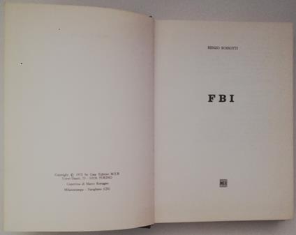 FBI - Renzo Rossotti - copertina