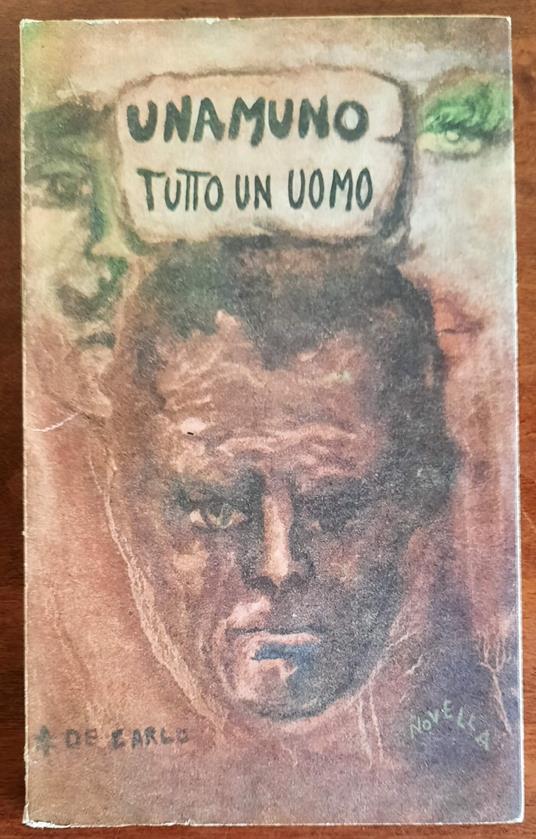 Tutto un uomo - Miguel de Unamuno - copertina