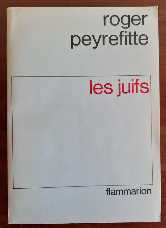 Les juifs - Roger Peyrefitte - copertina