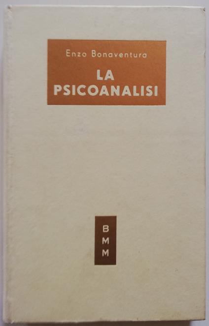 La psicoanalisi - Enzo Bonaventura - copertina