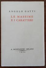 Le massime e i caratteri