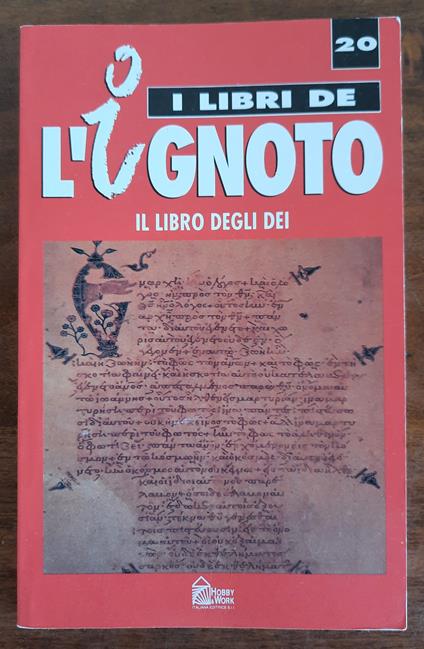 I Libri de L'Ignoto - n. 20 Il libro degli Dei - copertina