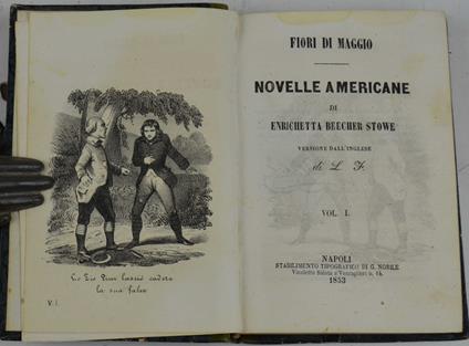 Novelle americane… Versione dall'inglese di L.F - Harriet Beecher Stowe - copertina