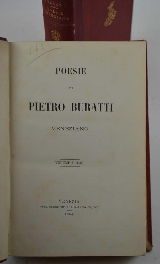 Poesie… - Pietro Buratti - copertina