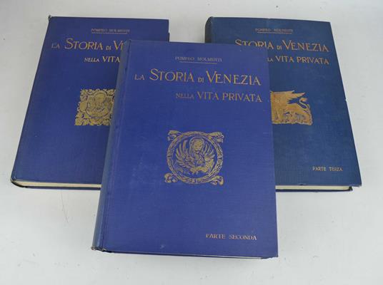 storia di Venezia nella vita privata - Pompeo Molmenti - copertina