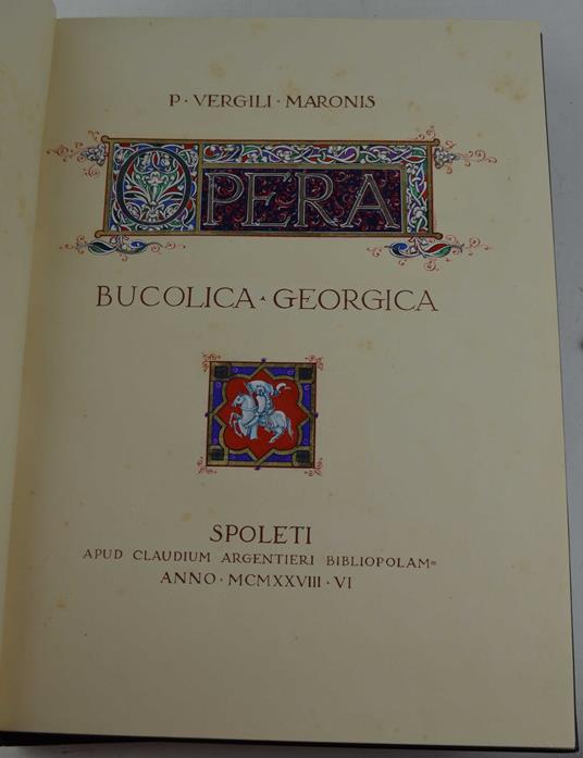 Opera. Bucolica. Georgica. Aeneis - Virgilio - copertina