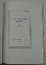 Tre poemetti latini… tradotti da G.B. Giorgini