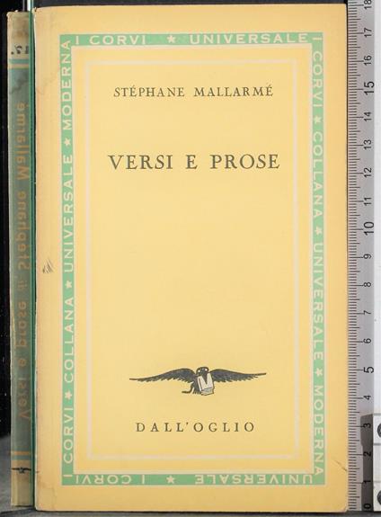 Versie prose - Stéphane Mallarmé - copertina