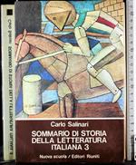 Sommario di storia della letteratura italiana 3