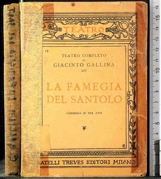 famegia del santolo - Giacinto Gallina - copertina