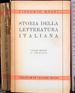 Storia della letteratira Italiana. Vol 2