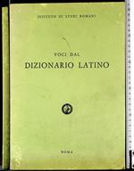 Voci del dizionario Latino