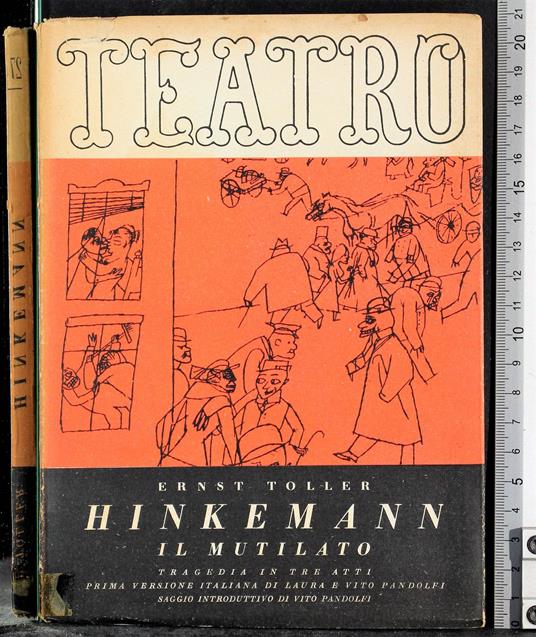 Hinkemann. Il mutilato - Ernst Toller - copertina