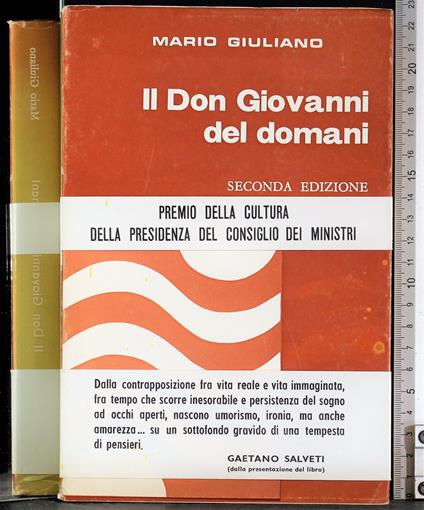 Il Don Giovanni del domani - Mario Giuliano - copertina