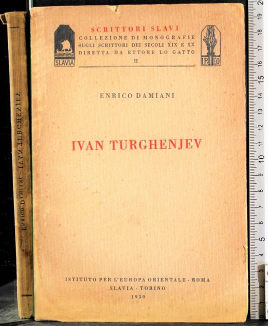 Ivan Turghenjev - Enrico Damiani - copertina