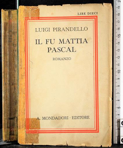 Il fu Mattia Pascal - Luigi Pirandello - copertina