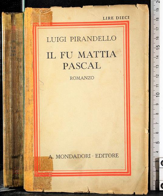 Il fu Mattia Pascal - Luigi Pirandello - copertina