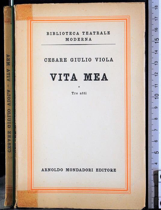 Vita mea - Cesare Giulio Viola - copertina