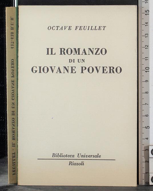 Il romanzo di un giovane povero - Octave Feuillet - copertina