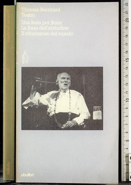 Teatro - Thomas Bernhard - copertina