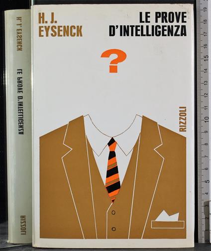 Le prove d'intelligenza - Hans J. Eysenck - copertina