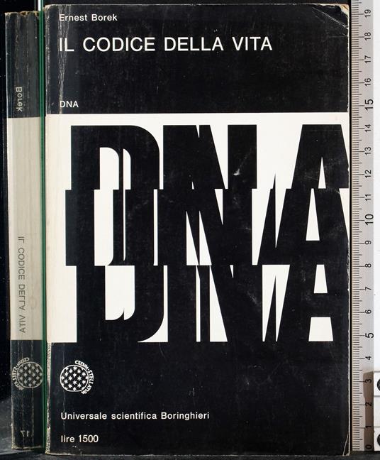 Il codice della vita - Ernest Borek - copertina