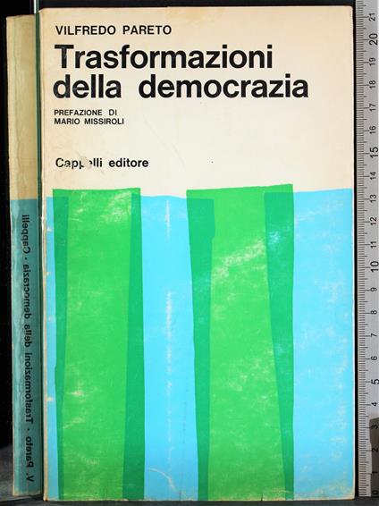 Trasformazioni della democrazia - Vilfredo Pareto - copertina