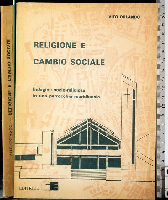 Religione e cambio sociale - Vito Orlando - copertina