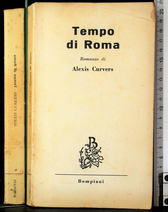 Tempo a Roma - Alexis Curvers - copertina