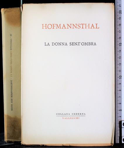 donna senz'ombra. Racconto II - Hugo von Hofmannsthal - copertina