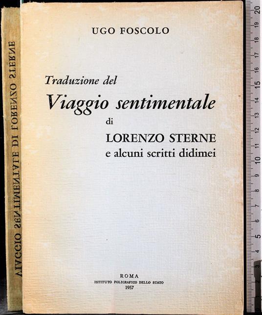 Traduzione del viaggio sentimentale di Lorenzo Sterne e alcuni - copertina