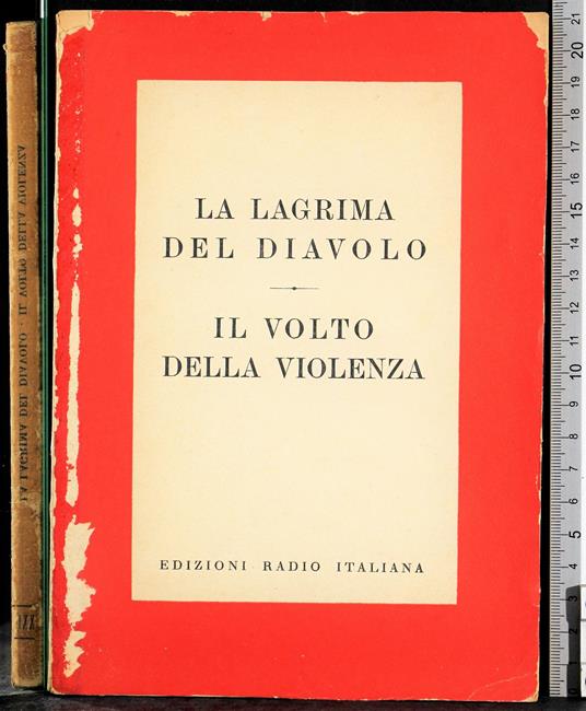 lagrima del diavolo. Il volto della violenza - copertina