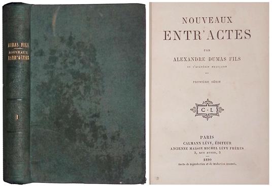 Nouveaux entr'actes - Alexandre (figlio) Dumas - copertina