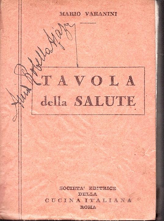 tavola della salute - copertina